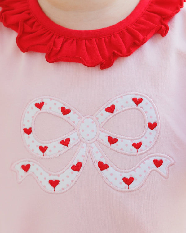Cupid's Bow Ruffle Romper