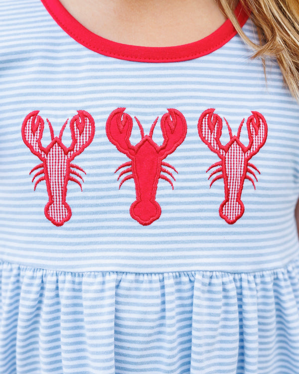 Bayou Boil Ruffle Pocket Dress