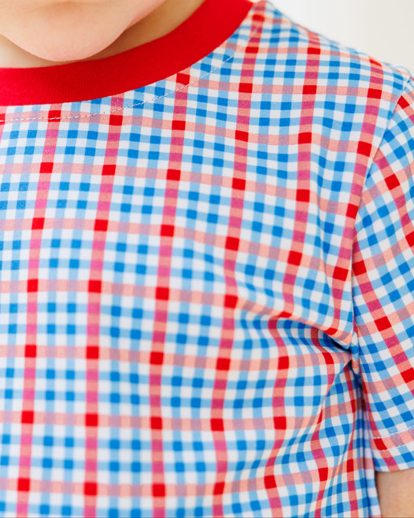 Patriotic Plaid Avery Short Set