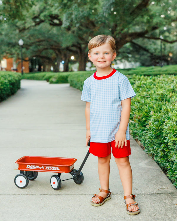 Graham Short Set- Southern Summer Gingham