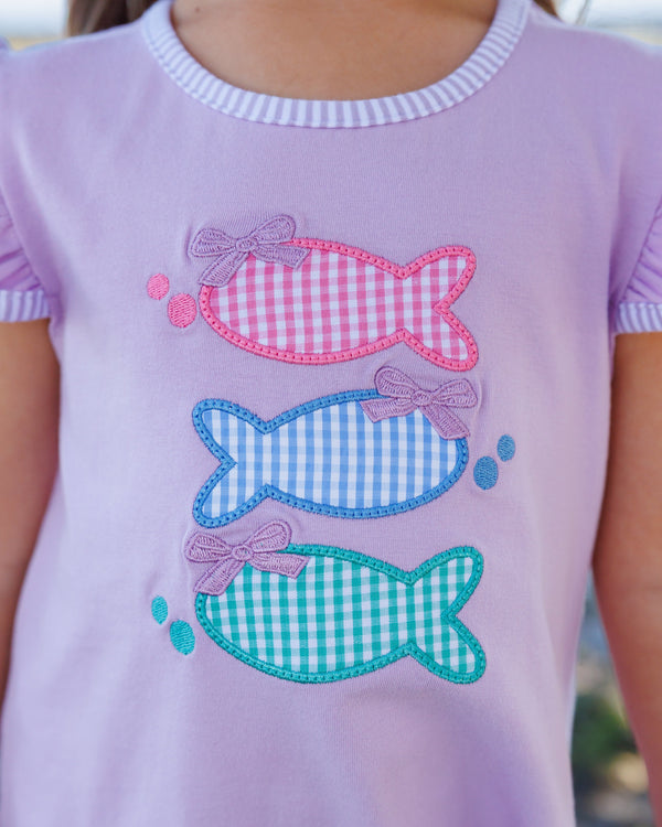 One Fish Two Fish Scallop Short Set