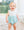 Benjamin Bubble- Dark Mint Stripe