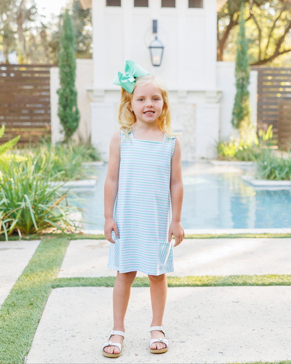 Margo Pocket Dress- Seaside Stripe