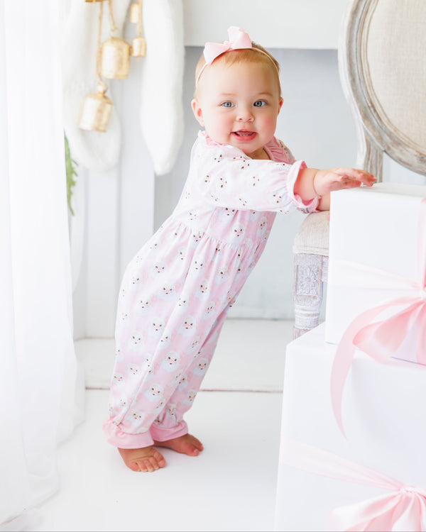 Jolly Santa Ruffle Romper