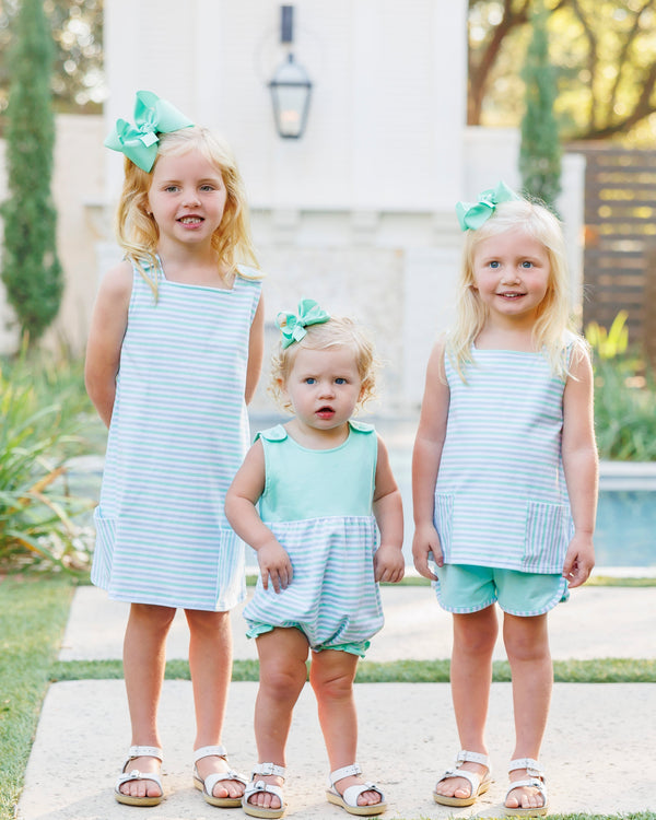 Margo Pocket Dress- Seaside Stripe