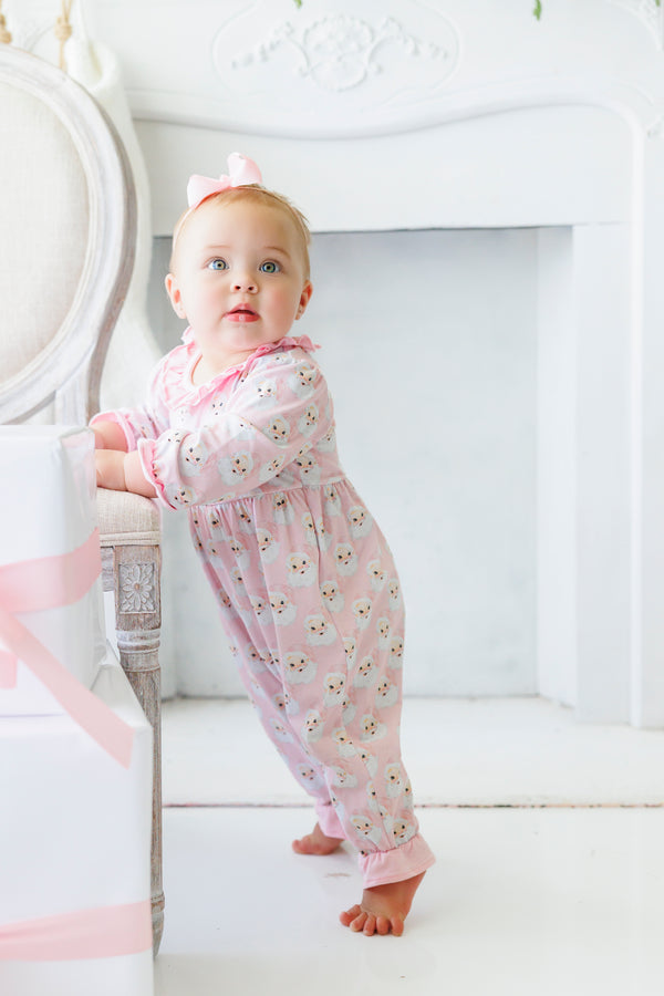Jolly Santa Ruffle Romper