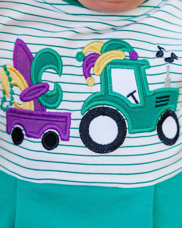 Tractor Krewe Romper