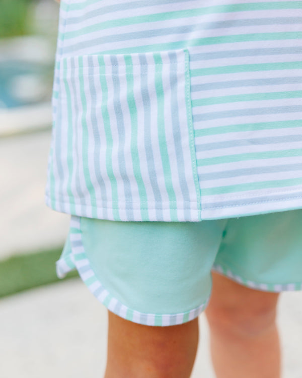 Margo Short Set- Seaside Stripe