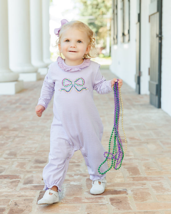 Bon Temps Bow Ruffle Romper
