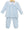 Liam Bloomer Pant Set - Light Blue Gingham