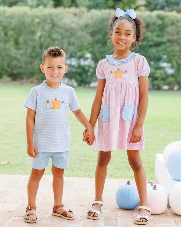 Pumpkin Pals Ruffle Pocket Dress