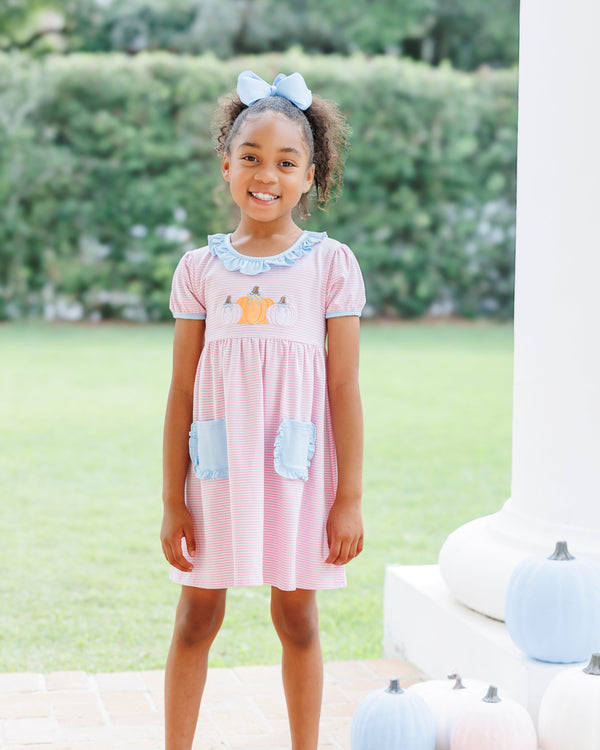 Pumpkin Pals Ruffle Pocket Dress
