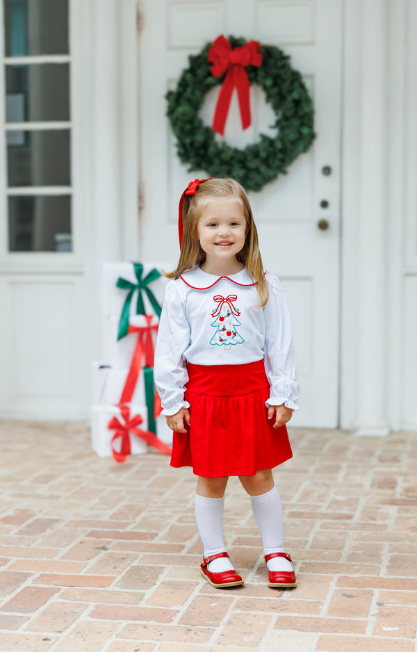 O Christmas Tree Skort Set