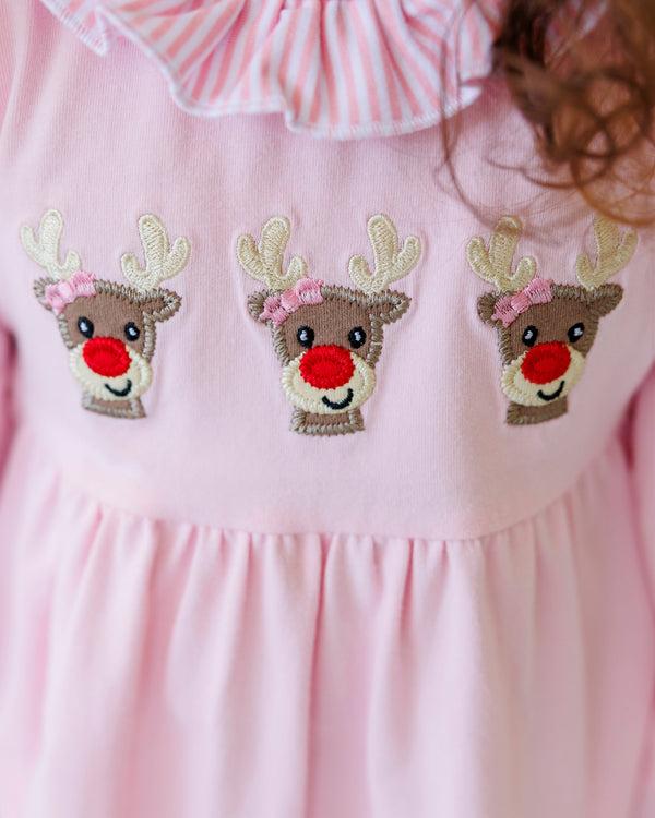 Run Run Rudolph Ruffle Pants Set