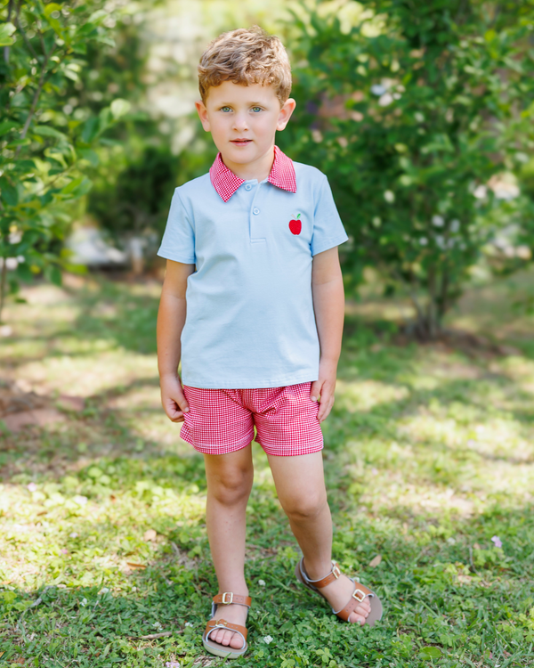 Recess Red-y Polo Short Set