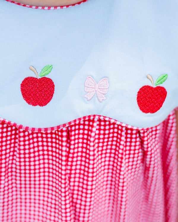 Recess Red-y Scallop Dress