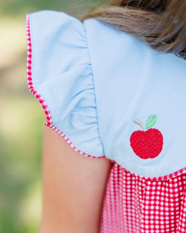 Recess Red-y Scallop Dress