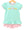 Wheels on the Bus Scallop Short Set