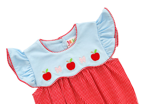 Recess Red-y Scallop Dress