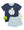 Primary Plaid Apple Short Set