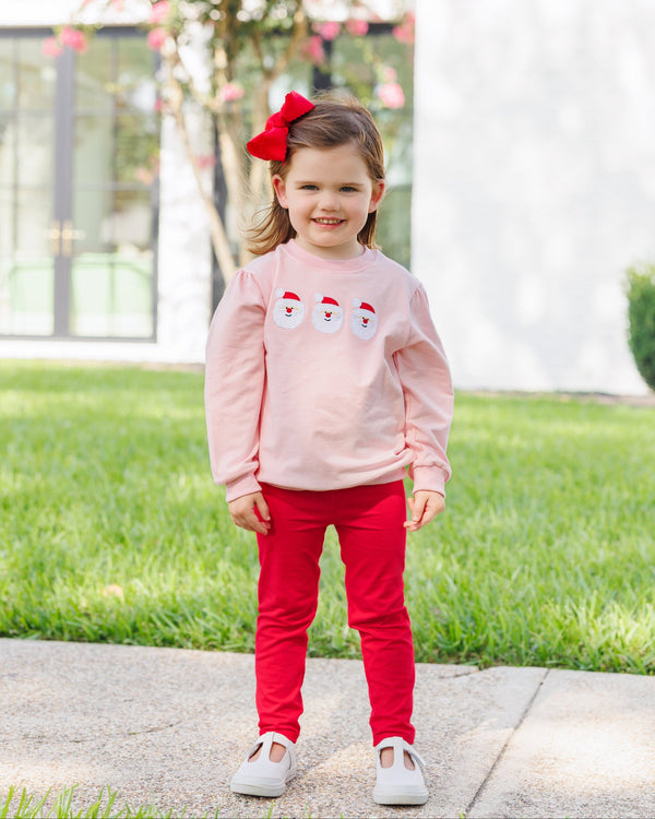 Santa Pullover- Pink