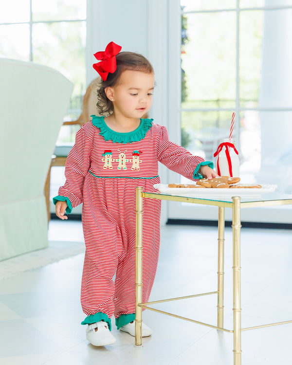 Santa's Sweet Helpers Ruffle Romper
