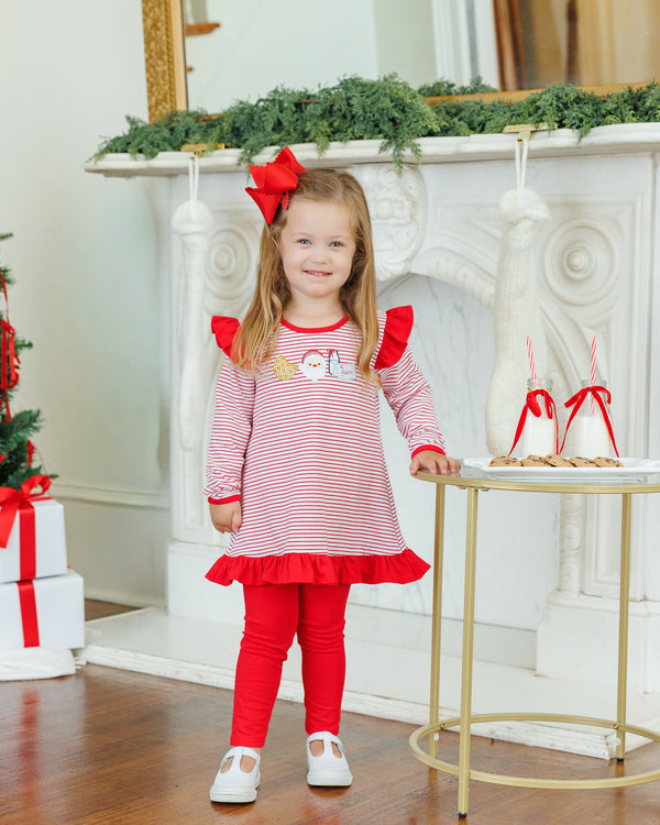 Santa's Treats Ruffle Pants Set
