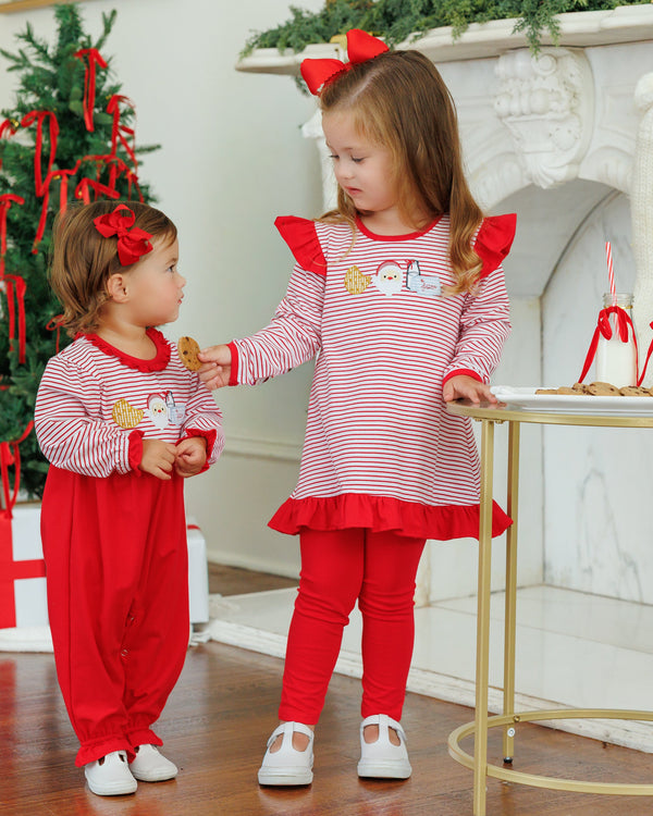 Santa's Treats Ruffle Romper
