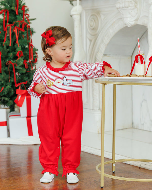 Santa's Treats Ruffle Romper