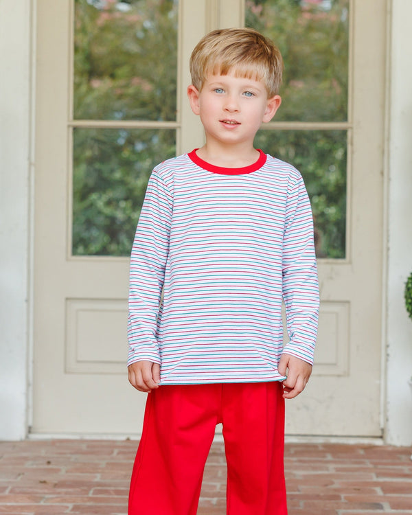 Christmas Candy Stripe Thomas Pants Set