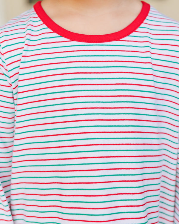 Christmas Candy Stripe Ava Pants Set