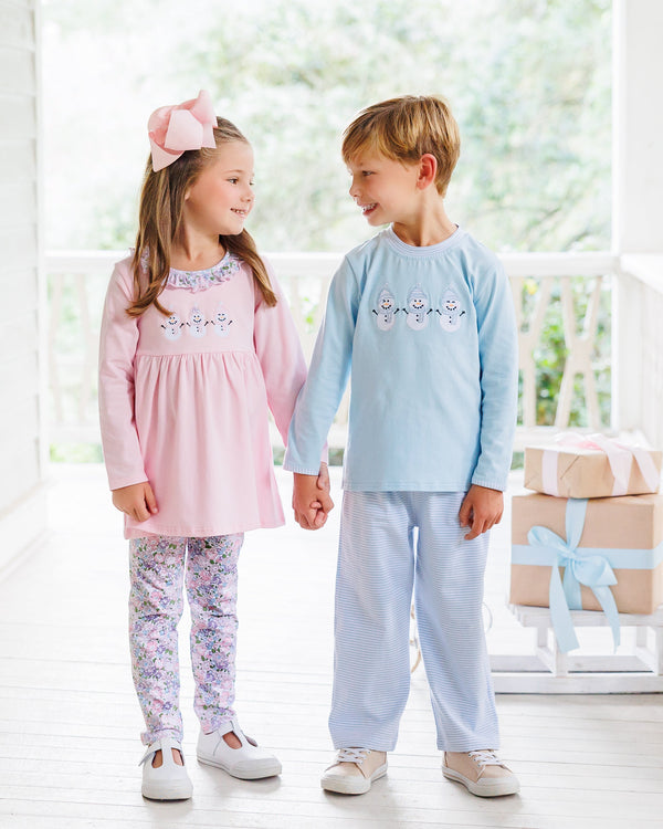 Frosty Friends Ruffle Pants Set