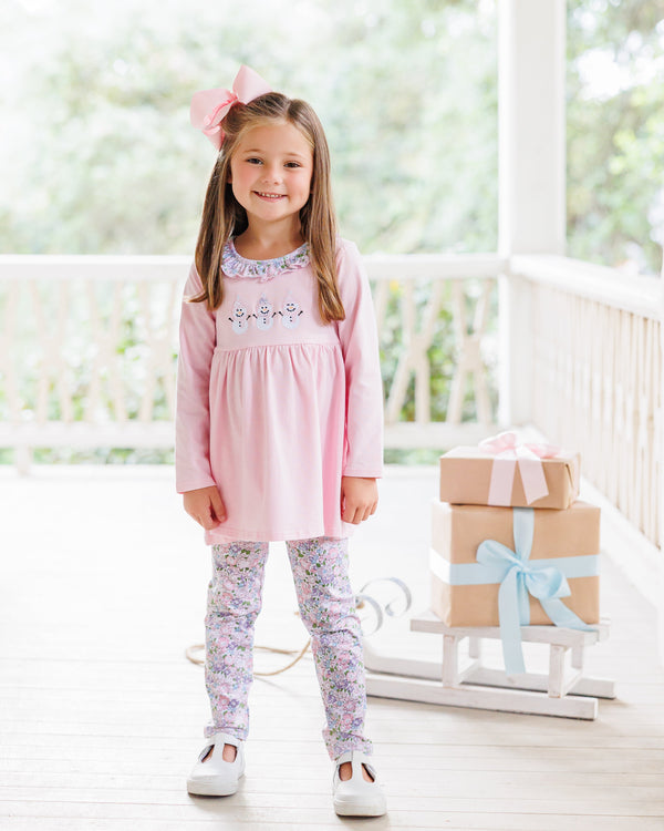 Frosty Friends Ruffle Pants Set