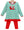 Santa Paws Ruffle Pants Set