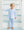 Liam Bloomer Pants Set- Light Blue Windowpane