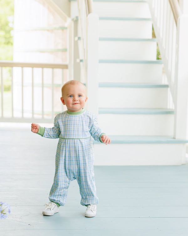 Basin Plaid Patrick Romper