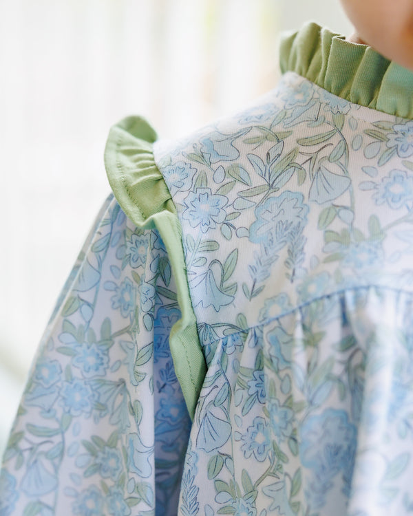 Basin Floral Hallie Diaper Set