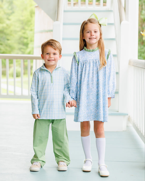 Basin Plaid Evan Pullover Pants Set