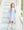 Catherine Dress- Light Blue Windowpane