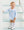 Liam Diaper Set- Light Blue Windowpane