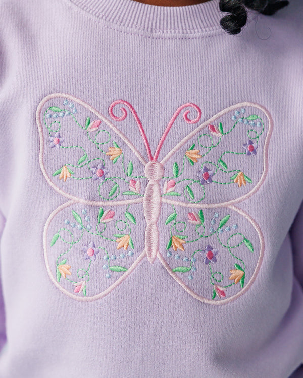Butterfly French Terry Pullover