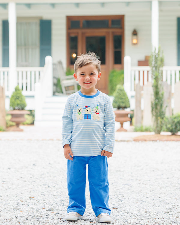 Puppy Party Pants Set
