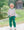 Connor Jogger Set- Tan Stripe/Hunter Green