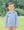 Evan Pullover- Dusty Blue Stripe