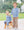Evan Pullover- Dusty Blue Stripe