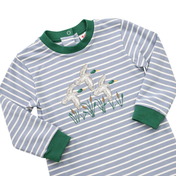 Mallard Embroidery Pants Set