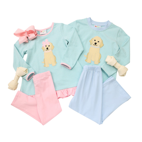 Puppy Pants Set