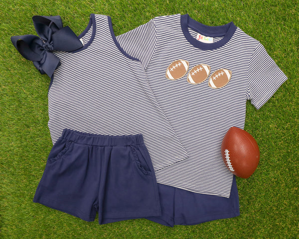 Knit Short- Navy