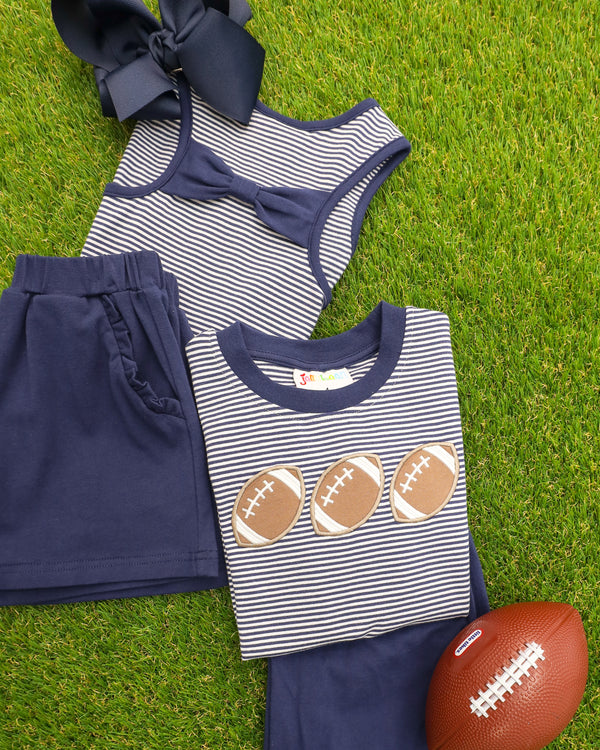 Knit Short- Navy