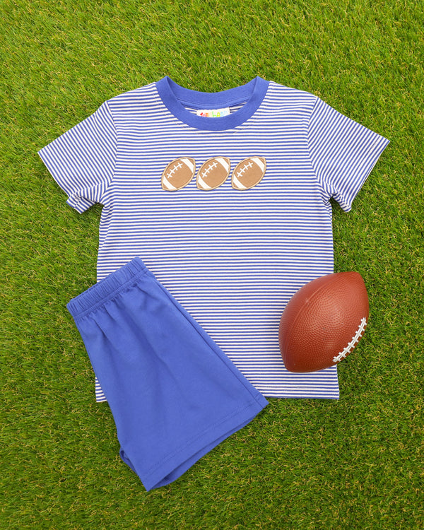 Knit Short- Royal Blue